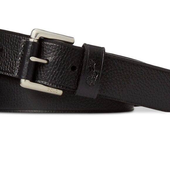 Polo by Ralph Lauren Other - Polo by Ralph Lauren Black Leather Belt